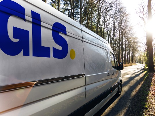 GLS Parcel van