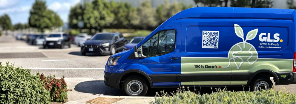 Blue GLS US Electric Parcel Van